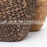 Natural Water Hyacinth Woven Storage Basket With Handles Quality Choice thumbnail-4