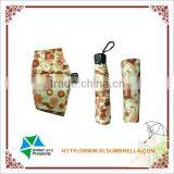 Manual Open Flower Printing Rain Umbrella