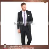 High quality custom tailored black men suit for wedding groom mens wedding suit                        
                                                                                Supplier's Choice