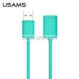Original USAMS U-gee Series USB 2.0 Male to Female USB Cable 200CM Extension Cable For PC Laptop Computer thumbnail-3