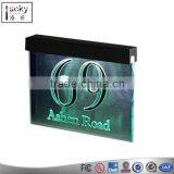 Acrylic Letters and Numbers for Signs, Acrylic LED House Numbers Sign