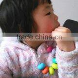 Teething Necklace Chic BPA Free Kids Bead Necklace,silicone Kids Bead Necklace,free Beaded Necklace Patterns