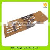 Promotion Gift Leather Cover Manicure Set Gift for Wholesale 16011