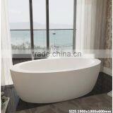 New Design!!!for Home or Hotel Ceramic and Artificial Stone Outdoor Bathtub Wholesale,resin Stone Bathroom Bathtub thumbnail-1