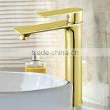 Best Selling Single Hole Gold Plated Bathroom Faucet thumbnail-2