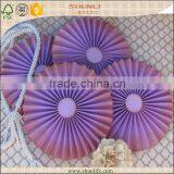 Party Decoration Lavender Hanging Paper Rosettes Pinwheels