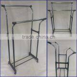 Double Pole Crook Metal Material Stackable Cloth Rack thumbnail-1