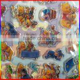 Embossed PVC Cartoon Stickers/Winnie PVC Stickers thumbnail-2