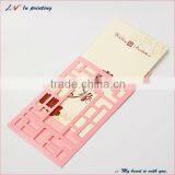 The Eternal Love Unique Romantic Love Paper Wedding Card/ Elegant Romantic Wedding Invitation Card thumbnail-1