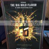 Aluminum Frame Illuminated Backlit Poster Light Box LED Backlit Movie Poster Frame