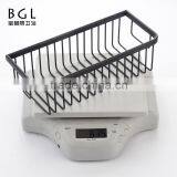 Wall Mounted Bathroom Accessories ORB Finishing Brass Storage Basket thumbnail-6