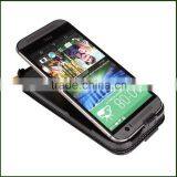 2015 New Arrived Book Style PU Leather Mobile Phone Case for HTC One M8 thumbnail-3