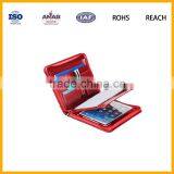 Luxary PU Leather Notebook Cover Case With Pen Holder and Padfoilo for Pad