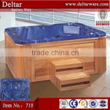 classical whirlpool bathtub with air bubble pump and heater, commercial enameled bathtubs, 12 person hot tubs