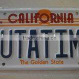 Metal License Embossed Sign Board thumbnail-1