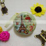 Fashion Paris Style Popular Round Zipper Tin Box Zipper Coin Purse thumbnail-6