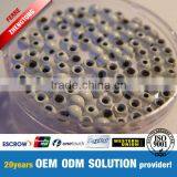 Painted Countersunk Tungsten White Beads thumbnail-1