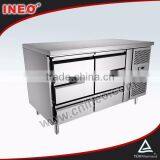 2 Door Stainless Steel Chest Chiller Kitchen Equipments thumbnail-2