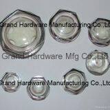Polycarbonate Oil Sight Glass,BSP G Thread,Metric Thread Plastic Oil Levels thumbnail-3