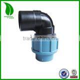 Italy Style PP Compression Female Elbow For PE Pipe
