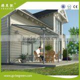 Outdoor Easy Fixed Solid Polycarbonate Gazebo Shed for Balcony Terrace thumbnail-4