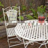 Fabulous Steel 2 Folding Chair 70cm Round Bistro Set Outdoor Furniture thumbnail-5