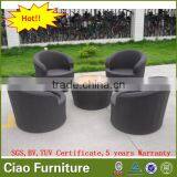 Balcony Small Table Set Patio Furniture Rattan Coffee Table Chair thumbnail-3