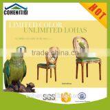 Hotel Room Furniture Antique Armless Wooden Chair/wood Design Dining Chair(CH-211-OAK) Hotel Room Furniture Antique Armless Wood thumbnail-2