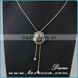 Bulk Price Fashion Design Rhinestone Snap Button Jewelry Necklace Interchangeable Custom Snap Necklaces thumbnail-2