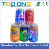 Mini USB OEM Logo Tin Cans Speaker for Promotion thumbnail-5
