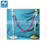 Museum Exhibition Barrier Stanchion Pole of Rope thumbnail-2