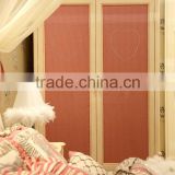European antique style handmade carved design children bedroom closet wood wardrobe cabinets - BF07-70357W