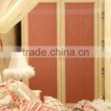 European Antique Style Handmade Carved Design Children Bedroom Closet Wood Wardrobe Cabinets - BF07-70357W thumbnail-1