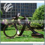 Abstract Corten Steel Custom Made Sculpture for Sale thumbnail-2