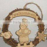 Christmas Wooden Hanging Decoration JA02-12282B thumbnail-1