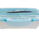 Clear Plastic Bento Lunch Box With Lock