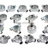 20mm and 25mm Electrical Galvanized Junction 3 Way Tee Box thumbnail-5