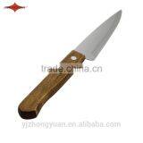 ZY-B50023 5 Inch Chef Knife Kitchen Knife Full-tang Blade With Brown Hardwood Handle thumbnail-4