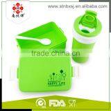 Kids Plastic Lunch Box With Water Bottle