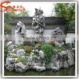 Factory Design Large Outdoor Artificial Fiberglass Decoration Waterfall Rocks for Gardens thumbnail-6