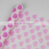 Non-woven Wrapping Heart Printing Flower Packing Gift Packing Crafts Deco Floral Packing Florist Suppliers