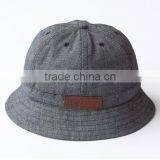 Simple Ramie Cotton Fabric Bucket Hat thumbnail-1