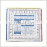 Flexible Plastic Square Protractor, Nautical Square Protractor Plotter for Pilot Student Training # KPP-8 thumbnail-1