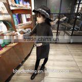 Fashion Baby Girls Grey Colour Turtle Neck Cotton Long Sweater With Furcal thumbnail-1