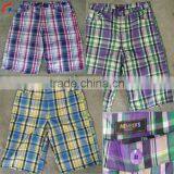 Stocklot Plaid Beach Shorts