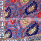 PHULKARI GEORGETTE DUPATTA SHAWL, Sequin Hand Embroidery Dupatta thumbnail-4