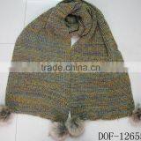 Hot Knitted Acrylic Fantastic Popular Hot Scarf for Winter thumbnail-5