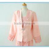 Modern Ladies Handmade Suits Pink Embroidery Women Anarkali Suit thumbnail-6