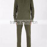 Plain Classic Fit Hoodie Khaki Army Green Oversized Men Sweat Shirts Custom Logo Design Clothings thumbnail-5