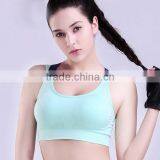 2017 Hot selling sexy yoga tops autumn women seamless sports bra